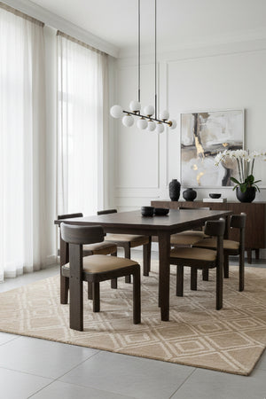   Modern European furniture - Oak Leather Dining Chairs (2) - www.oroa.com | Oroa.com