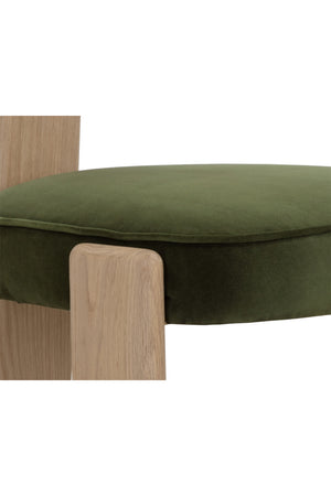   Modern European furniture - Oak Framed 3-Legged Dining Chairs (2) - www.oroa.com | Oroa.com