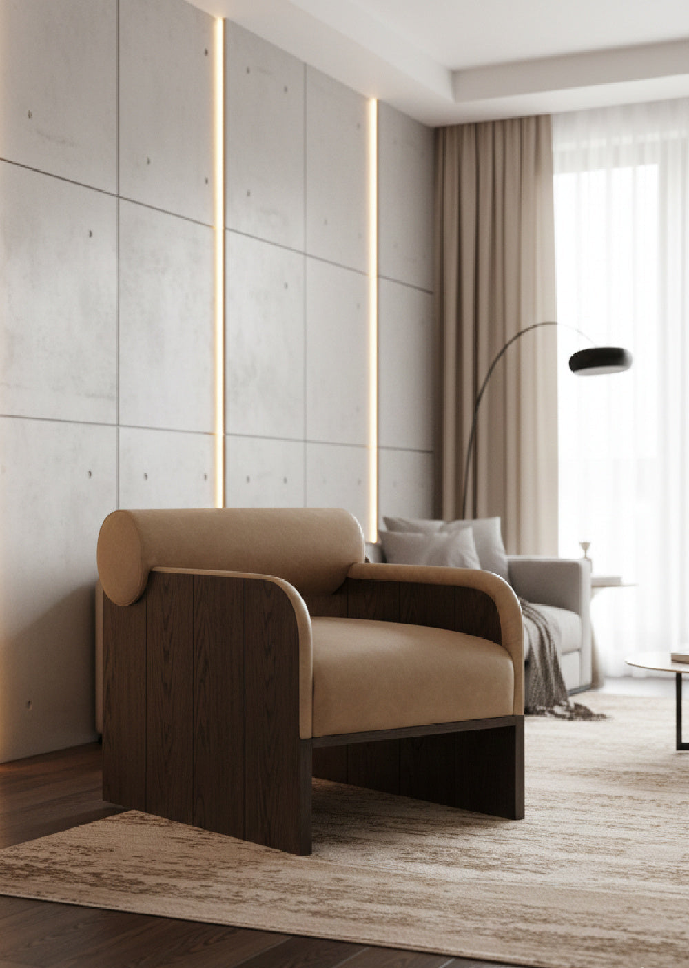   Modern European furniture - Bolster -Back Lounge Chair - www.oroa.com | Oroa.com