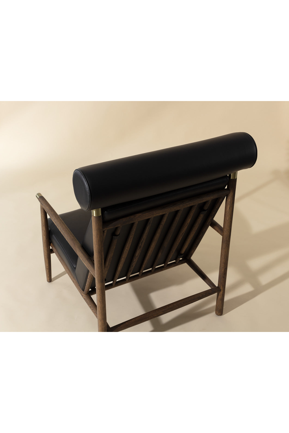   Modern European furniture - Oak Framed Leather Lounge Chair - www.oroa.com | Oroa.com