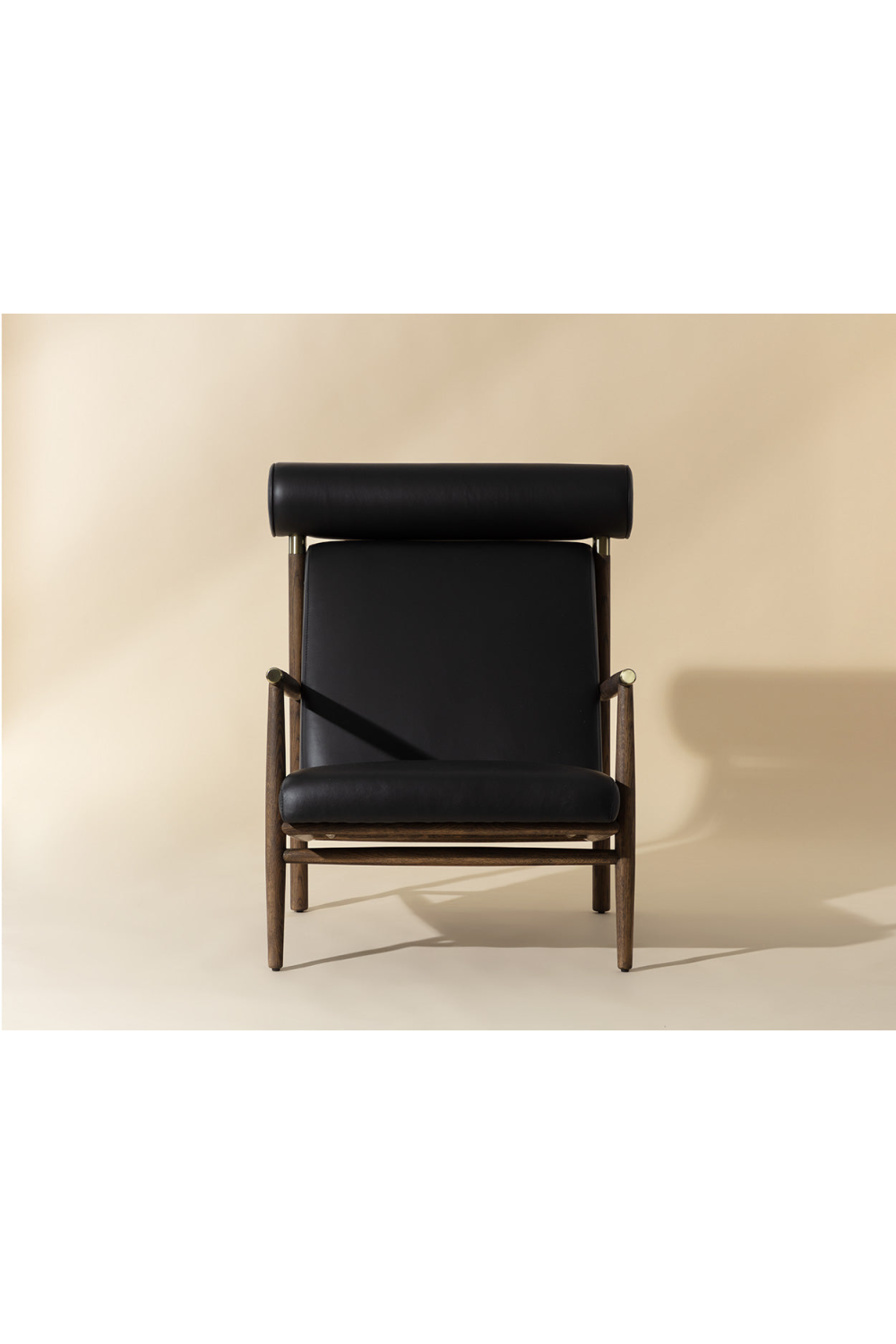   Modern European furniture - Oak Framed Leather Lounge Chair - www.oroa.com | Oroa.com