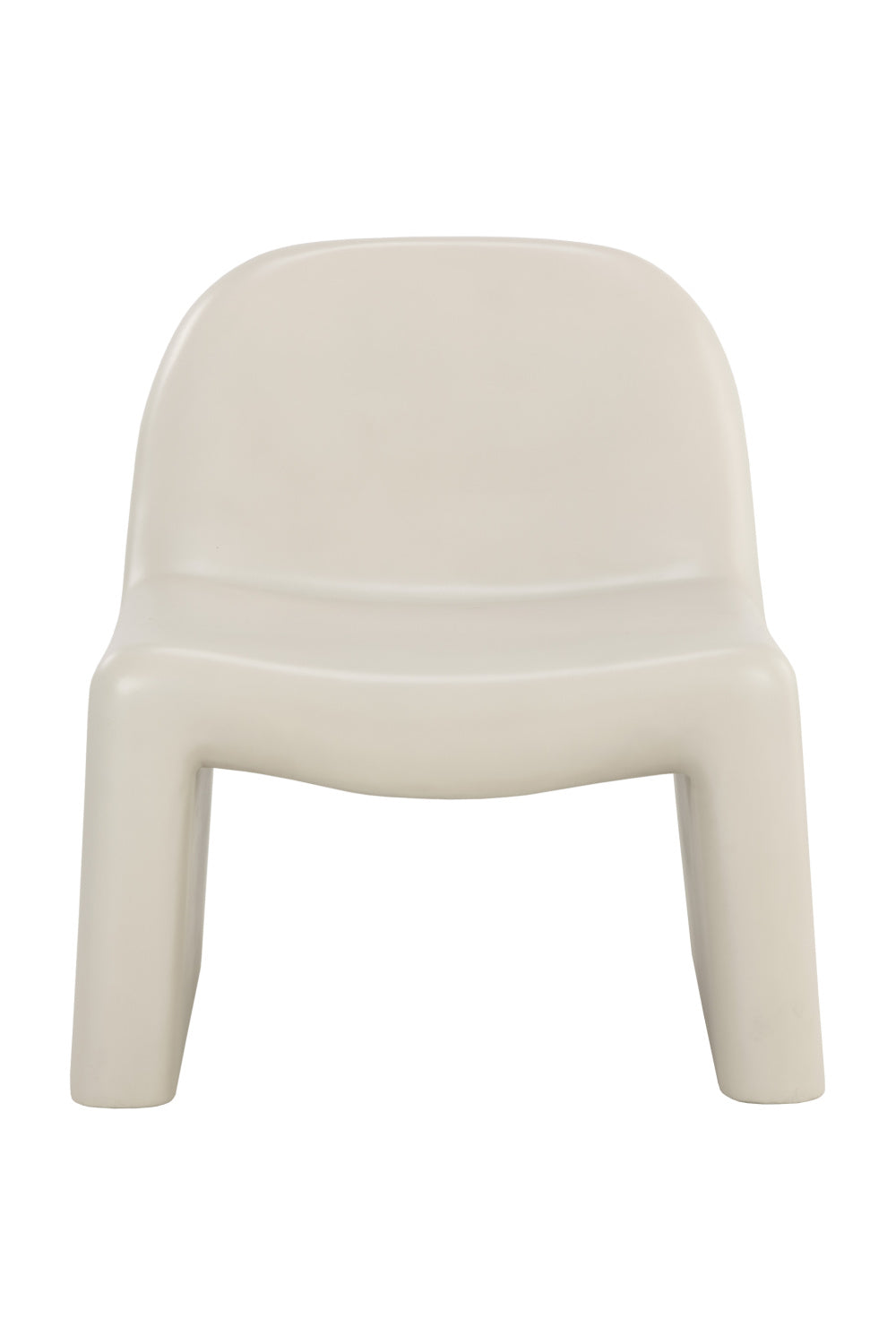   Modern European furniture - Cream Concrete Indoor/Outdoor Lounge Chair - www.oroa.com | Oroa.com