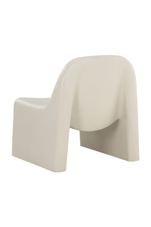   Modern European furniture - Cream Concrete Indoor/Outdoor Lounge Chair - www.oroa.com | Oroa.com