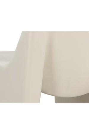   Modern European furniture - Cream Concrete Indoor/Outdoor Lounge Chair - www.oroa.com | Oroa.com