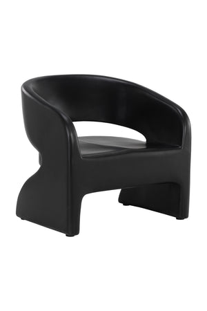   Modern European furniture - Black Indoor/Outdoor Lounge Chair - www.oroa.com | Oroa.com