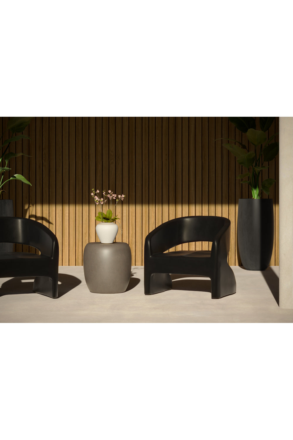   Modern European furniture - Black Indoor/Outdoor Lounge Chair - www.oroa.com | Oroa.com