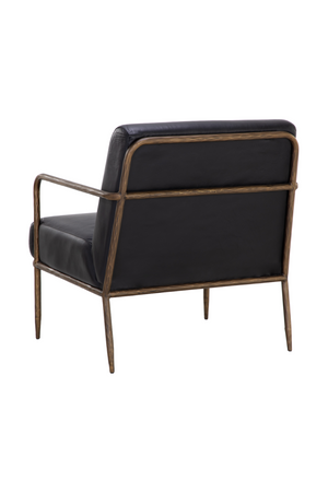   Modern European furniture - Hammered Brass Leather Lounge Chair - www.oroa.com | Oroa.com