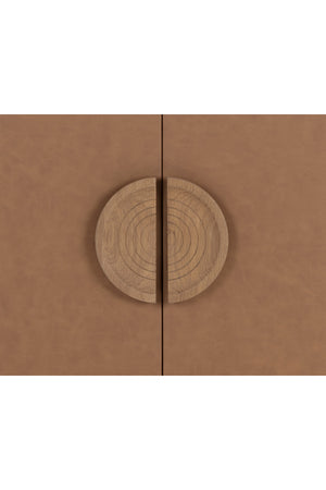   Modern European furniture - Smoked Acacia 2-Door Bar Cabinet - www.oroa.com | Oroa.com