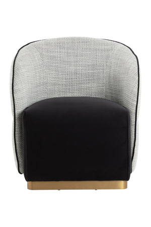   Modern European furniture - White Back Curved Lounge Chair - www.oroa.com | Oroa.com