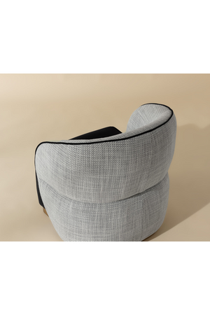   Modern European furniture - White Back Curved Lounge Chair - www.oroa.com | Oroa.com