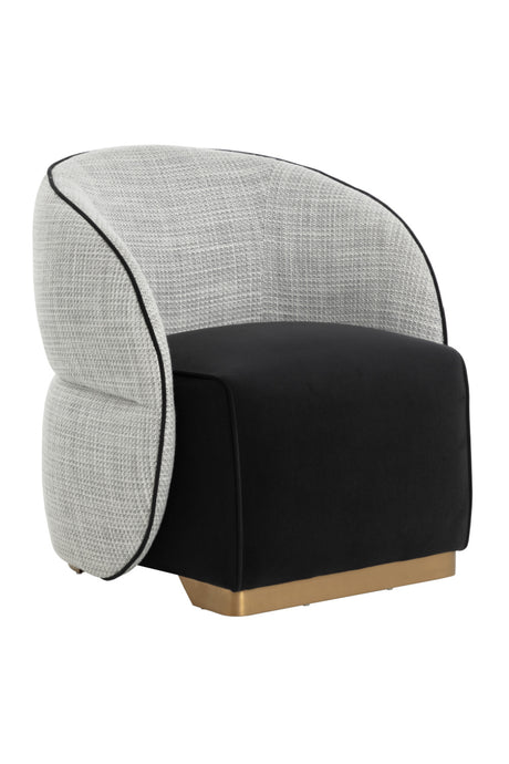   Modern European furniture - White Back Curved Lounge Chair - www.oroa.com | Oroa.com