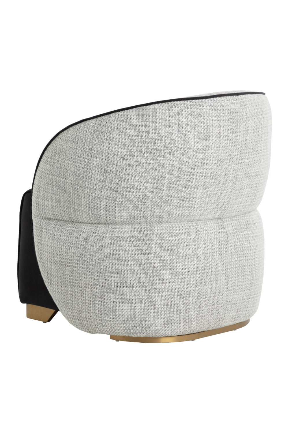   Modern European furniture - White Back Curved Lounge Chair - www.oroa.com | Oroa.com