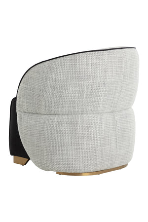   Modern European furniture - White Back Curved Lounge Chair - www.oroa.com | Oroa.com