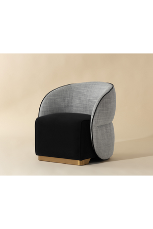   Modern European furniture - White Back Curved Lounge Chair - www.oroa.com | Oroa.com