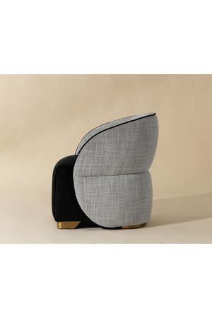  Modern European furniture - White Back Curved Lounge Chair - www.oroa.com | Oroa.com