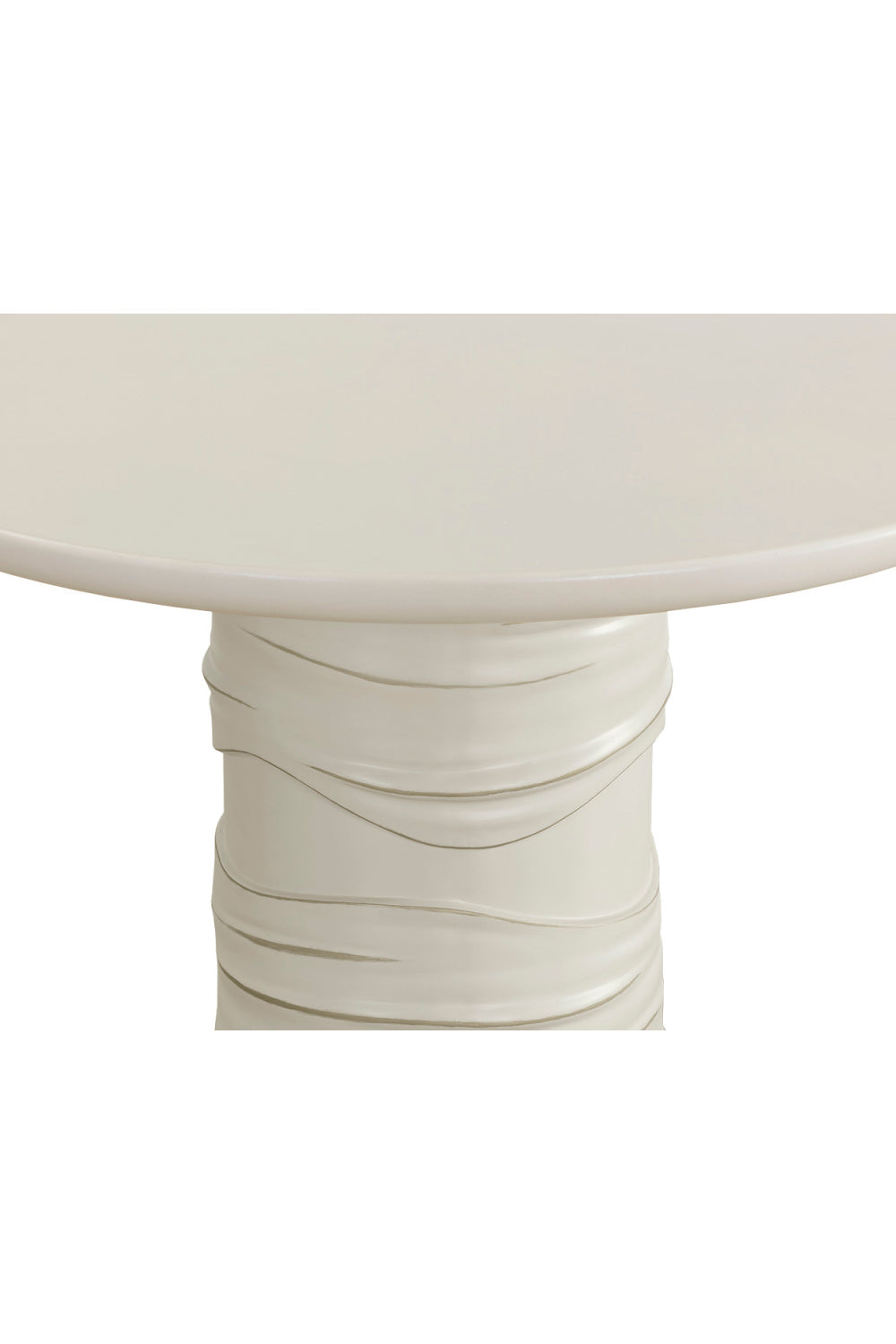   Modern European furniture - Cream Round Indoor/Outdoor Dining Table - www.oroa.com | Oroa.com