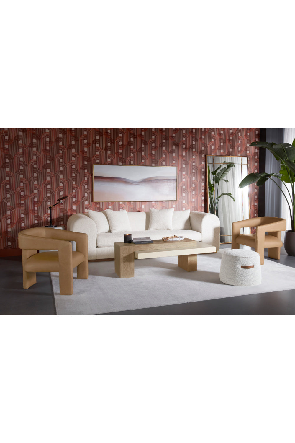   Modern European furniture - Rectangular Timber-Effect Indoor/Outdoor Coffee Table - www.oroa.com | Oroa.com