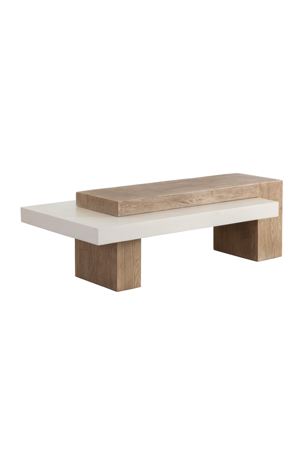   Modern European furniture - Rectangular Timber-Effect Indoor/Outdoor Coffee Table - www.oroa.com | Oroa.com