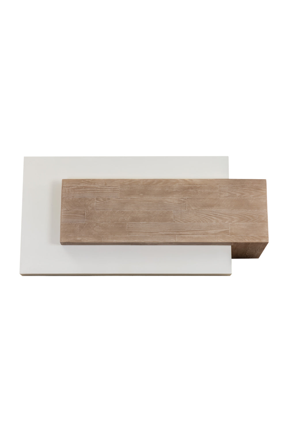   Modern European furniture - Rectangular Timber-Effect Indoor/Outdoor Coffee Table - www.oroa.com | Oroa.com