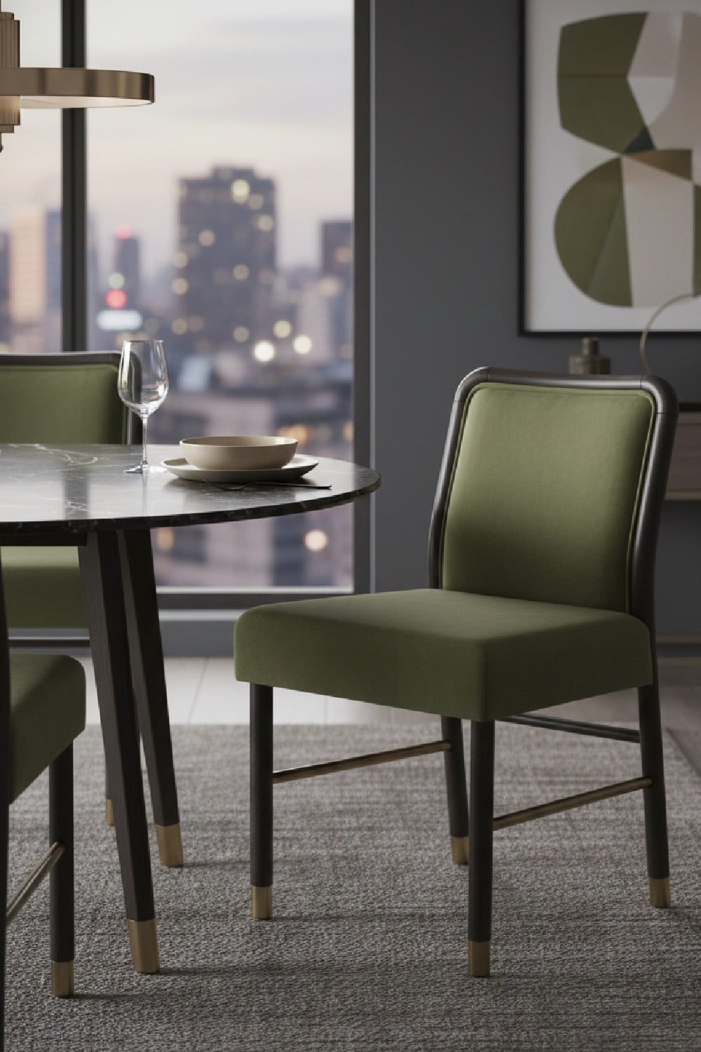   Rubberwood Framed Dining Chairs (2) Modern European furniture -  www.oroa.com | Oroa.com