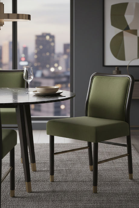   Rubberwood Framed Dining Chairs (2) Modern European furniture -  www.oroa.com | Oroa.com