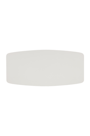   Cream Leather Look Dining Table | Oroa.com