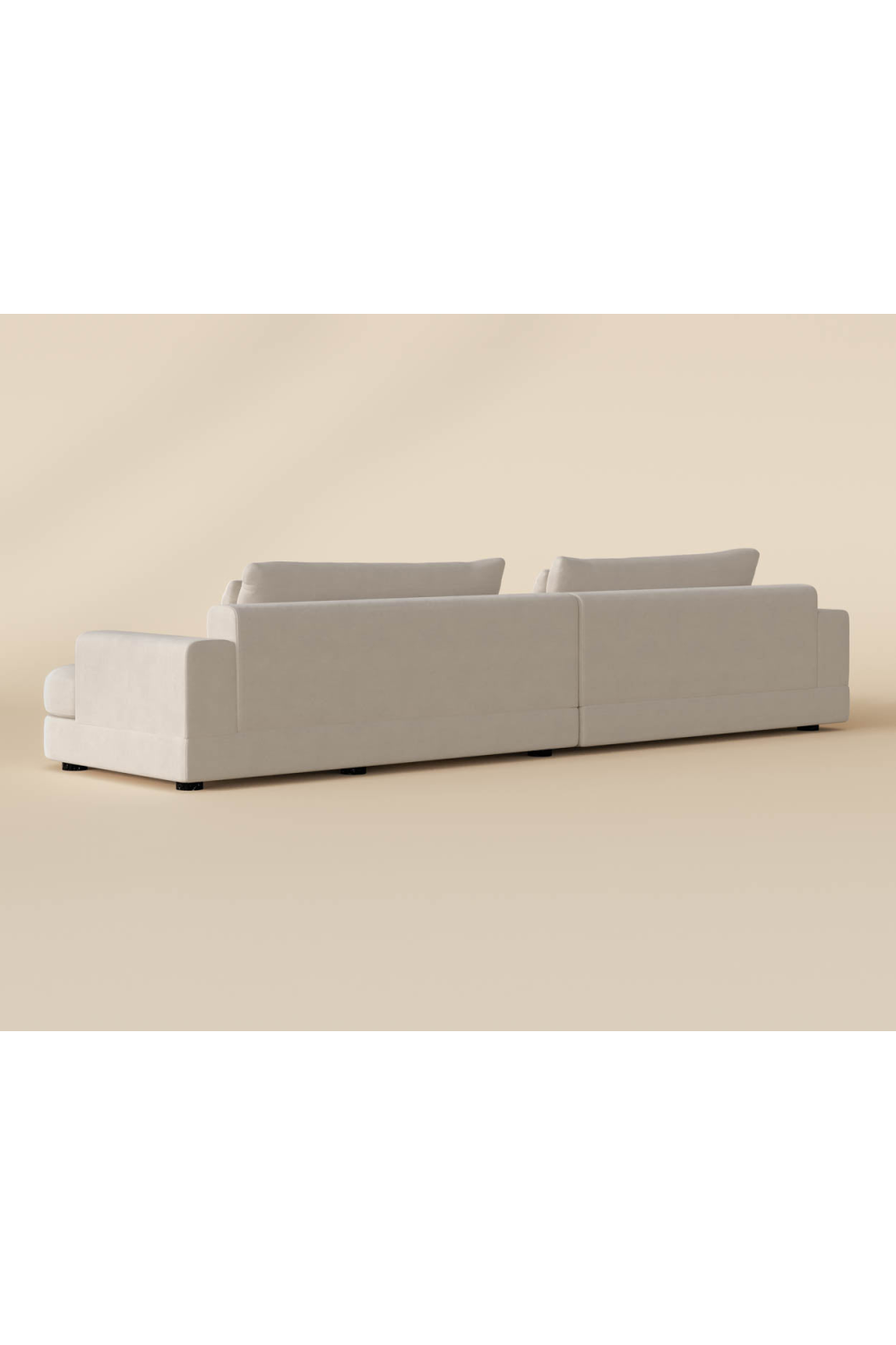   Modern European furniture - Cream Curved Seat Sofa - www.oroa.com | Oroa.com