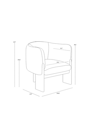   Modern European furniture - Black Leather Curved Lounge Chair - www.oroa.com | Oroa.com