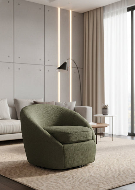   Modern European furniture - Rounded Swivel Lounge Chair - www.oroa.com | Oroa.com