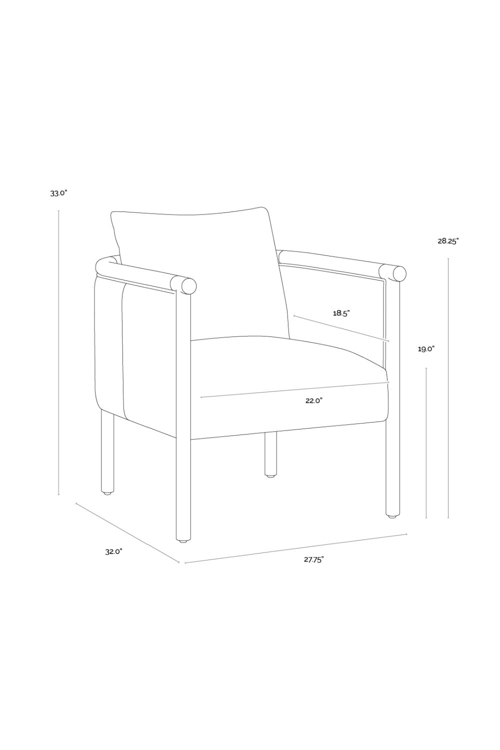   Modern European furniture - Curved Wood Frame Lounge Chair - www.oroa.com | Oroa.com