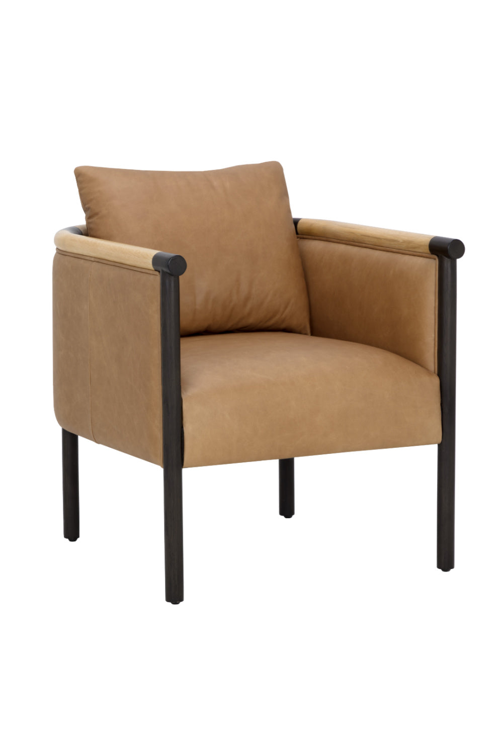   Modern European furniture - Curved Wood Frame Lounge Chair - www.oroa.com | Oroa.com