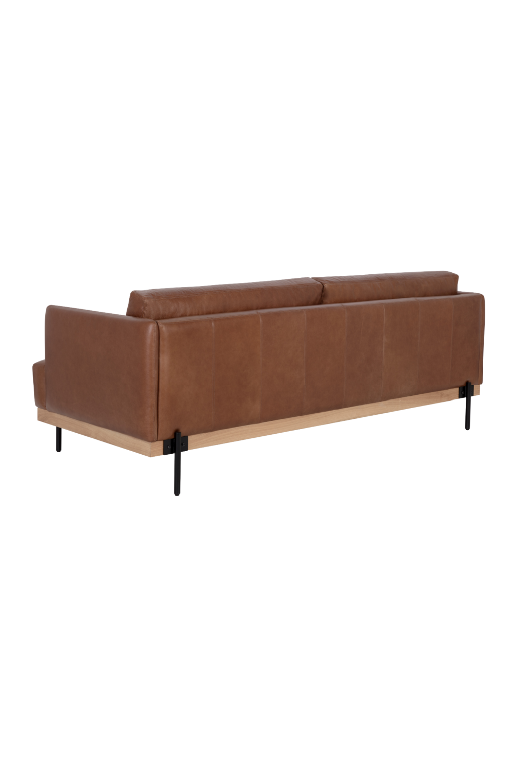   Modern European furniture - Oak Wood Frame Leather Sofa - www.oroa.com | Oroa.com