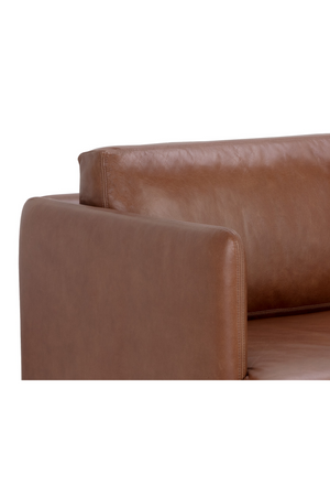   Modern European furniture - Oak Wood Frame Leather Sofa - www.oroa.com | Oroa.com