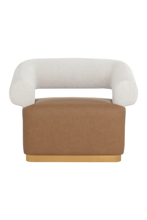   Modern European furniture - Two-Toned Swivel Lounge Chair - www.oroa.com | Oroa.com