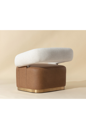   Modern European furniture - Two-Toned Swivel Lounge Chair - www.oroa.com | Oroa.com