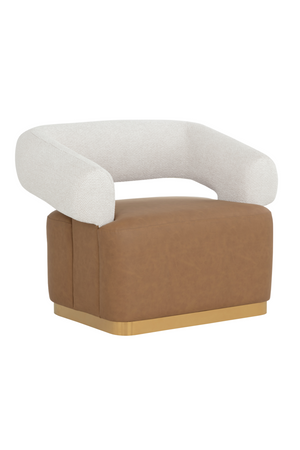   Modern European furniture - Two-Toned Swivel Lounge Chair - www.oroa.com | Oroa.com