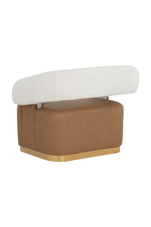   Modern European furniture - Two-Toned Swivel Lounge Chair - www.oroa.com | Oroa.com