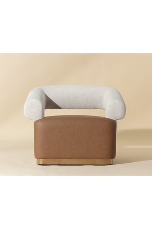   Modern European furniture - Two-Toned Swivel Lounge Chair - www.oroa.com | Oroa.com