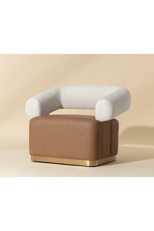   Modern European furniture - Two-Toned Swivel Lounge Chair - www.oroa.com | Oroa.com