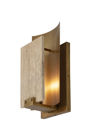   Modern European furniture -Travertine Wall Lamp - www.oroa.com | Oroa.com