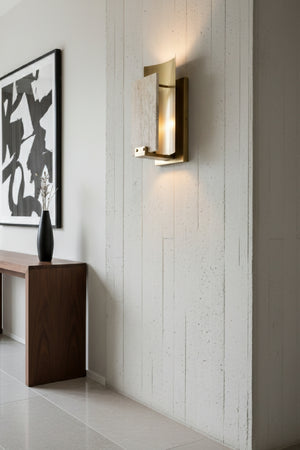   Modern European furniture - Travertine Wall Lamp - www.oroa.com | Oroa.com