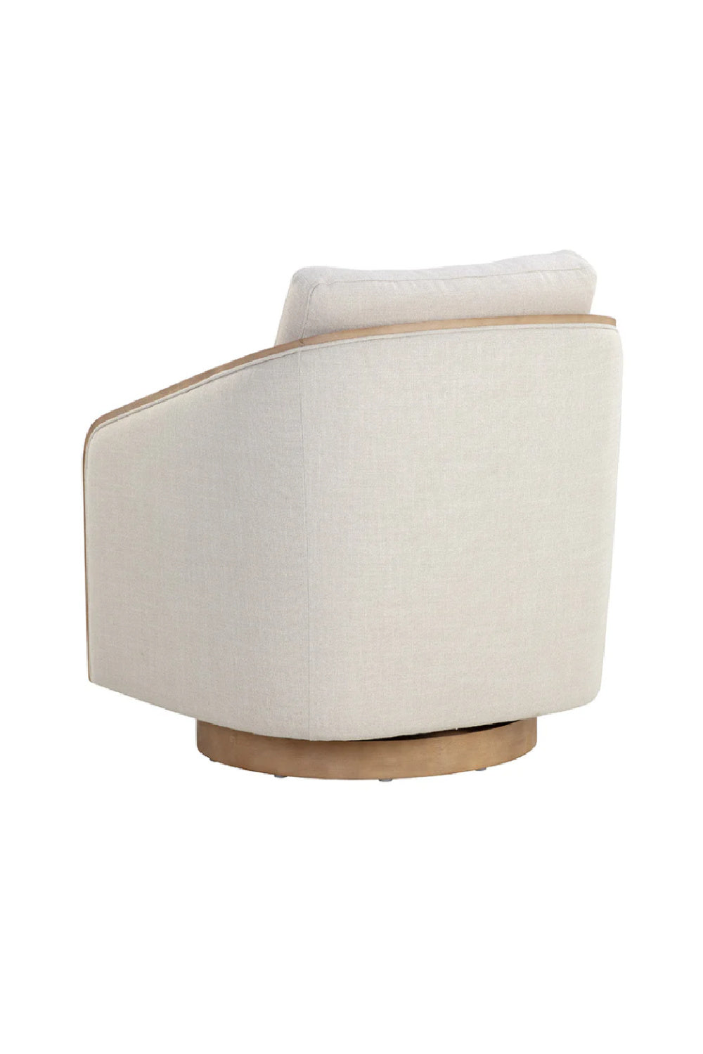   Modern European furniture - Birch Wood Frame Swivel Chair - www.oroa.com | Oroa.com