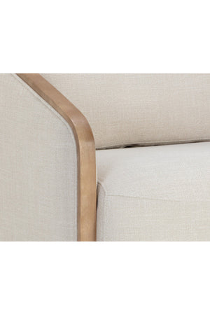   Modern European furniture - Birch Wood Frame Swivel Chair - www.oroa.com | Oroa.com