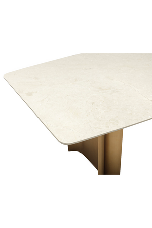   Cream Marble Dining Table | Oroa.com