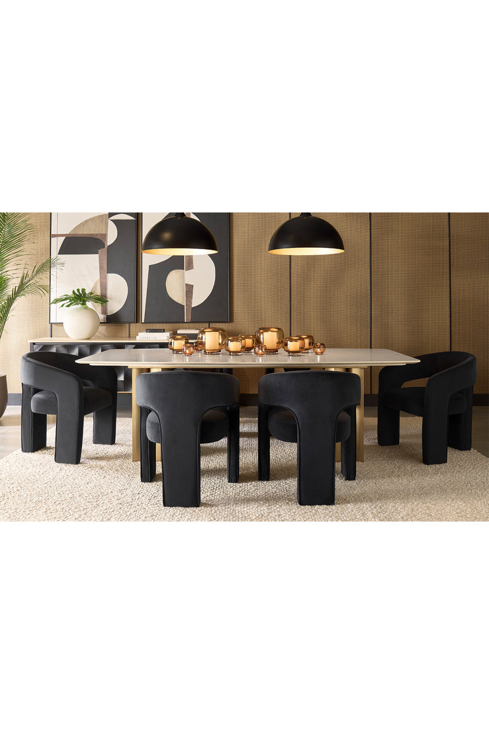  Cream Marble Dining Table | Oroa.com
