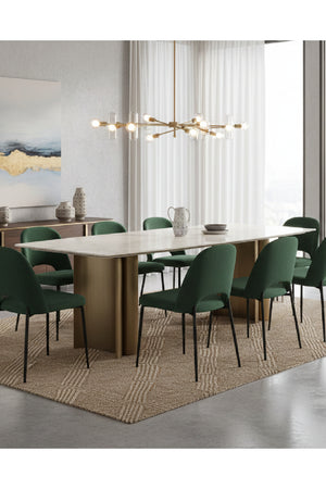   Cream Marble Dining Table | Oroa.com