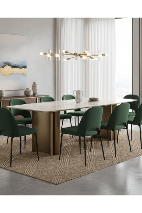   Cream Marble Dining Table | Oroa.com