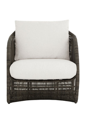   Modern European furniture - Cream Padded Indoor/Outdoor Lounge Chair - www.oroa.com | Oroa.com
