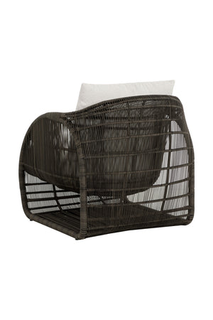   Modern European furniture - Cream Padded Indoor/Outdoor Lounge Chair - www.oroa.com | Oroa.com