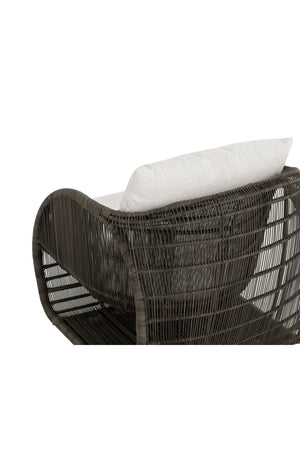   Modern European furniture - Cream Padded Indoor/Outdoor Lounge Chair - www.oroa.com | Oroa.com